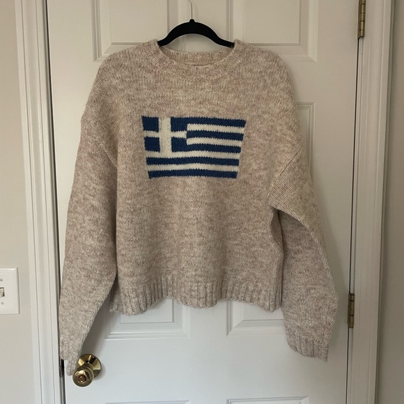 Greek Flag Sweater - Picture 1 of 4